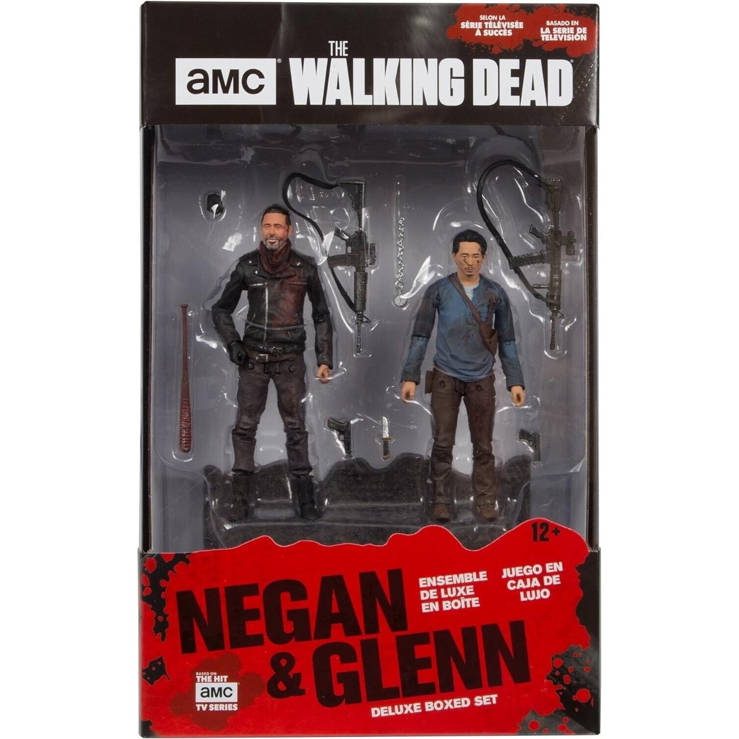 MCFarlane Toys - The Walking Dead Negan & Glenn Deluxe Boxed Set (12+) Preowned