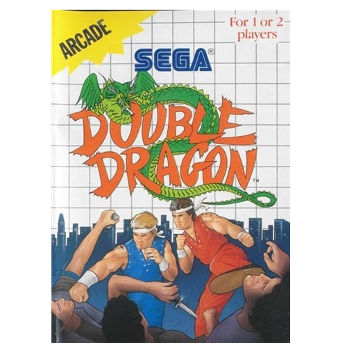 Master System - Double Dragon With Manual Boxed Preowned