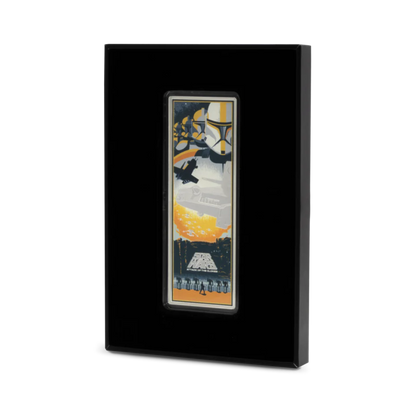 Star Wars 3oz Silver Poster Coin Attack of the Clones