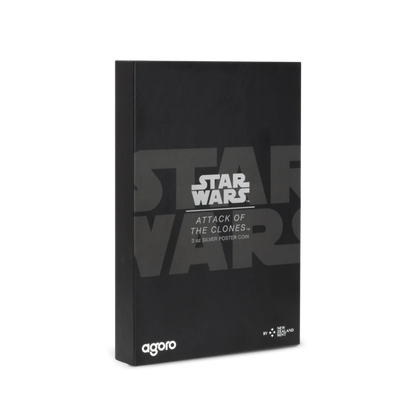 Star Wars 3oz Silver Poster Coin Attack of the Clones