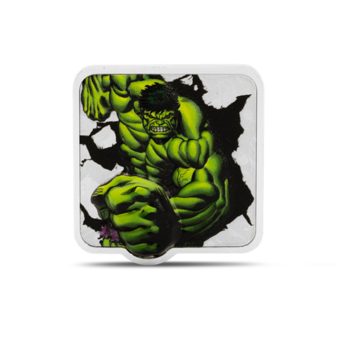 Marvel Smash Series - Hulk Smash 2oz Silver Coin