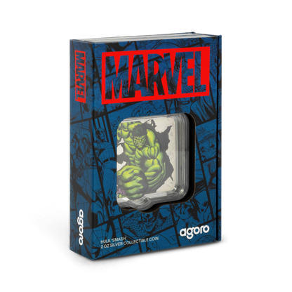 Marvel Smash Series - Hulk Smash 2oz Silver Coin
