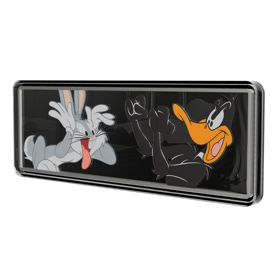 Looney Tunes - Double Trouble - Bugs Bunny 7 Daffy Duck: 4 - 1oz Silver Coin