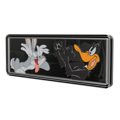 Looney Tunes - Double Trouble - Bugs Bunny 7 Daffy Duck: 4 - 1oz Silver Coin