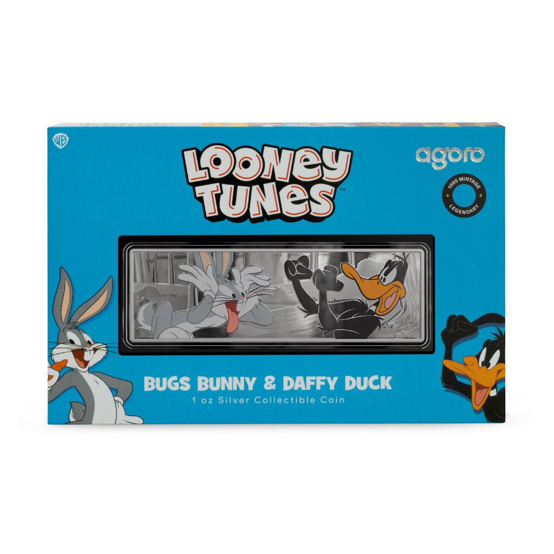Looney Tunes - Double Trouble - Bugs Bunny 7 Daffy Duck: 4 - 1oz Silver Coin