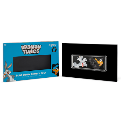 Looney Tunes - Double Trouble - Bugs Bunny 7 Daffy Duck: 4 - 1oz Silver Coin