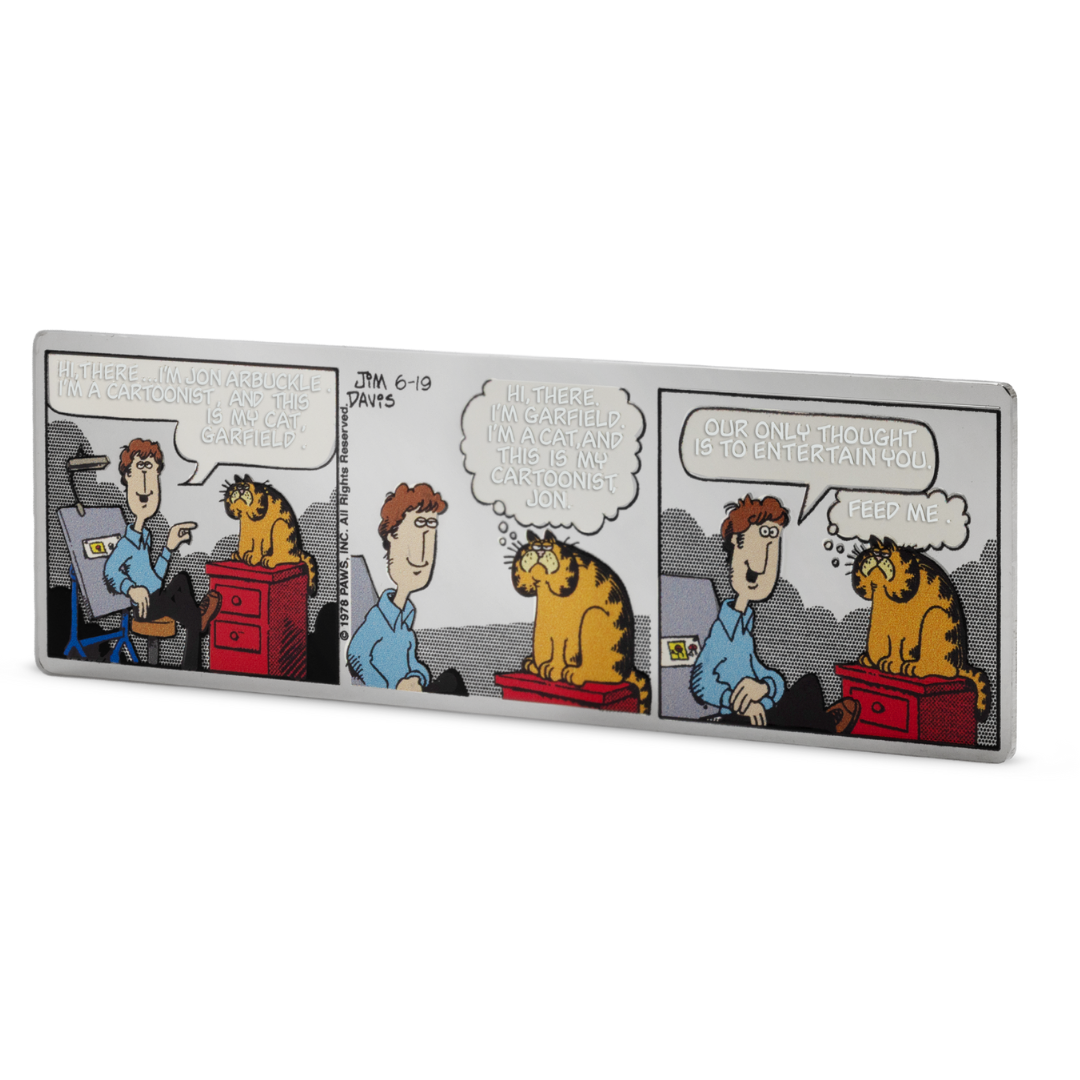 Nickelodeon - Garfield Comic Set - First Ever: 2 - 1oz Silver Coin