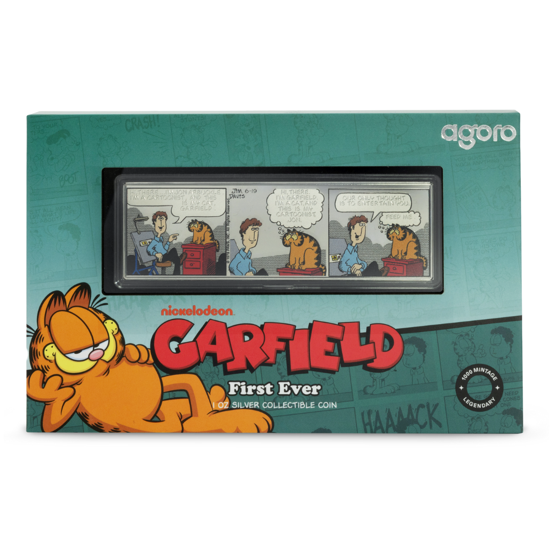 Nickelodeon - Garfield Comic Set - First Ever: 2 - 1oz Silver Coin