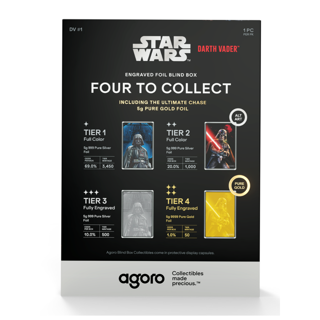 Star Wars - Blind Box - Darth Vader Engraved Foil: 1 - 5g Foil