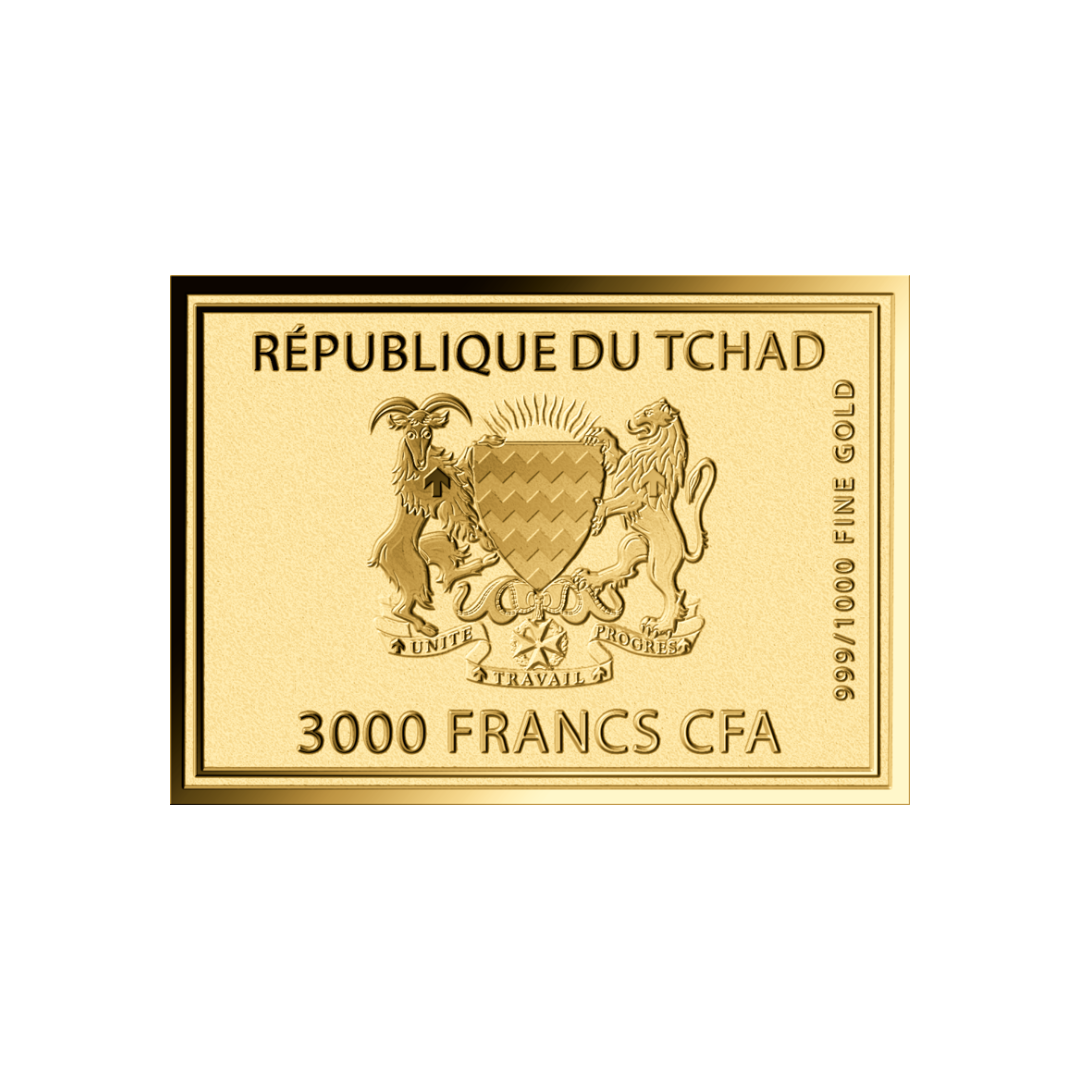 Happy New Year Coin Card - Gold Gift