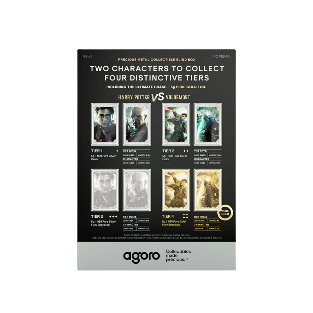 Harry Potter vs. Voldemort Blind Box 5g Silver Foil with Gold Chase - image 3