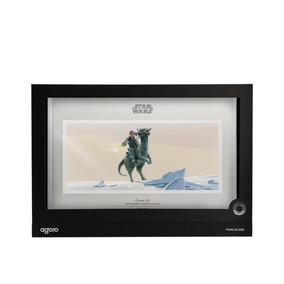 Star Wars: Luke Skywalker Riding His Tauntaun 20g Silver Foil - image 4