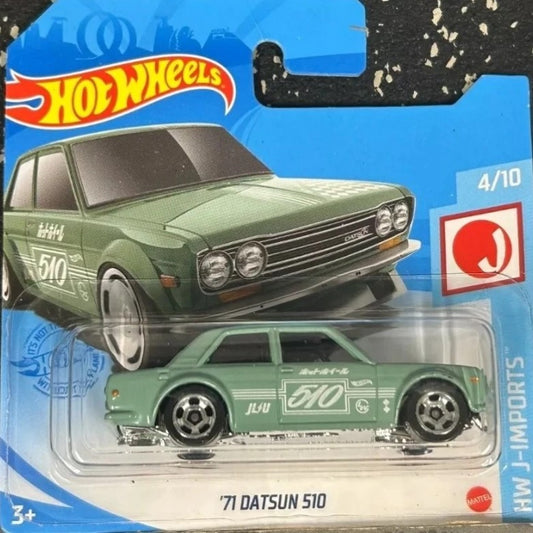 Hot Wheels - J-Imports ''71 Datsun 510 2021 162/250 (3+) Preowned