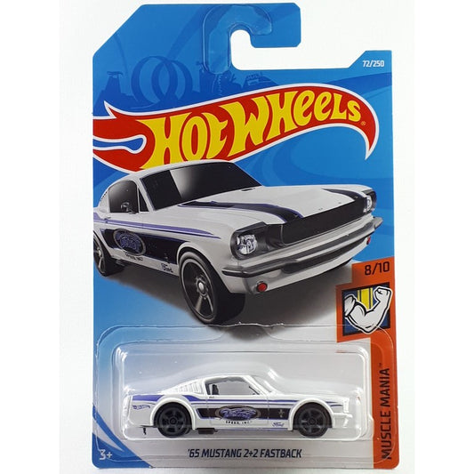 Hot Wheels Muscle Mania - "65 Mustang 2+2 Fastback 2018 72/250 (3+) Preowned
