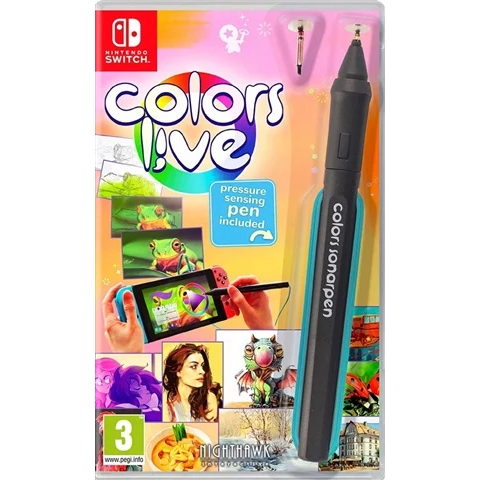 Switch - Colors Live + Sonar Pen (3) Preowned