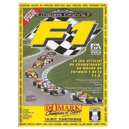 Mega Drive - F1 With Manual Boxed Preowned