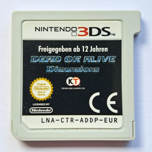 3DS - Dead Or Alive Dimensions (16) Unboxed Preowned