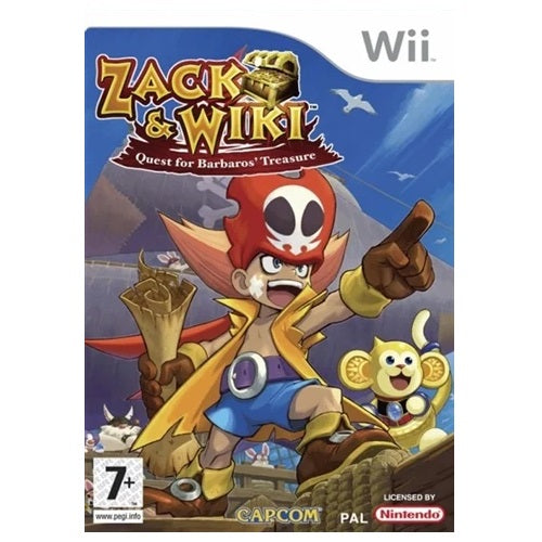 Wii - Zack & Wiki Quest For Barboros Treasure (7+) Preowned