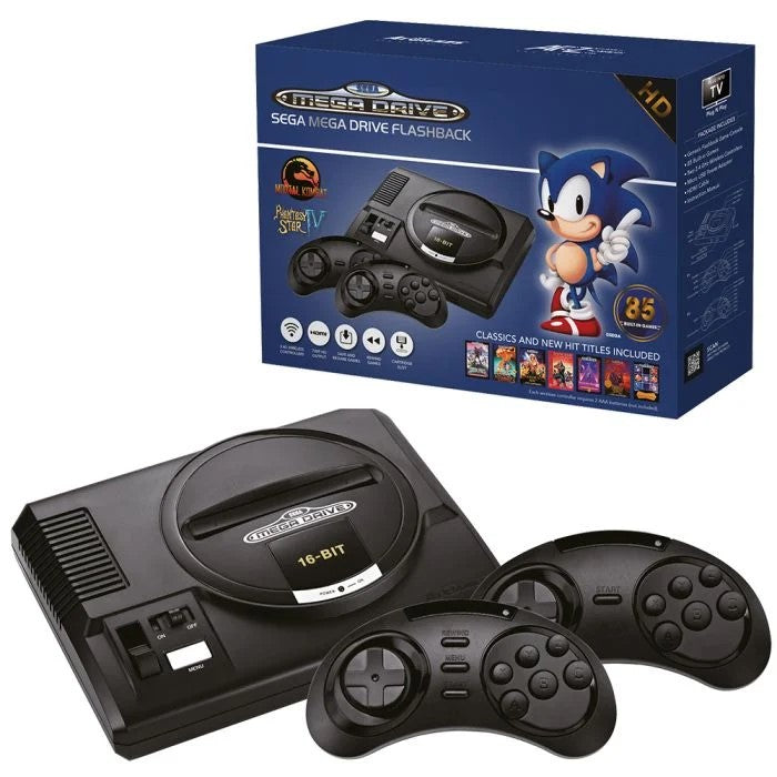 AT Games Sega Megadrive Flashback HD Console Unboxed Preowned