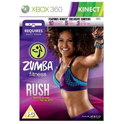 Xbox 360 - Zumba Fitness Rush (PG) Preowned