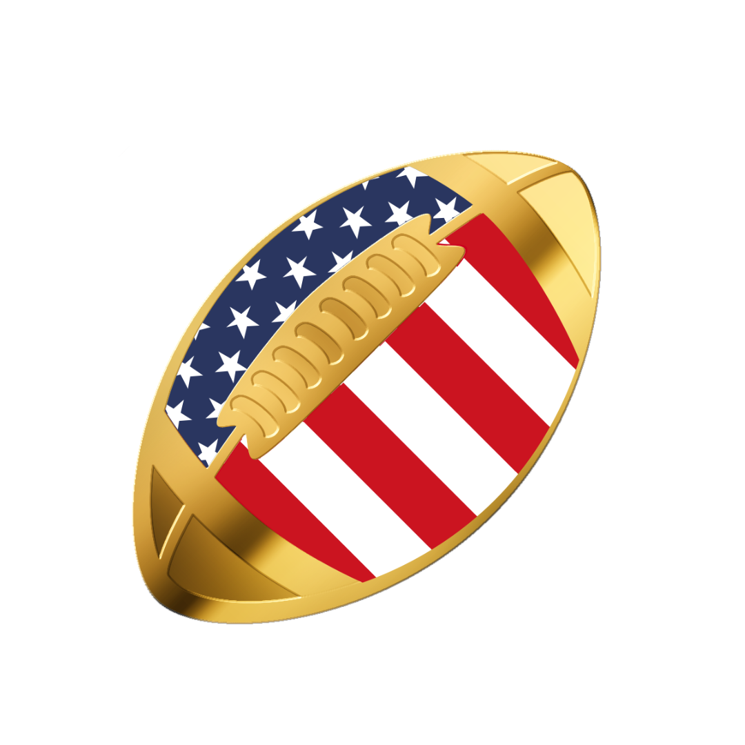 American Football 999/1000 1/1000oz - Gold Gift - In Gift Box