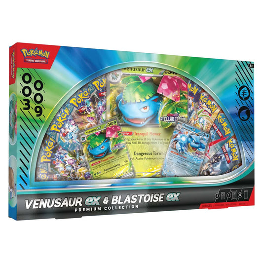 Pokémon TCG: Venusaur ex & Blastoise ex Premium Collection