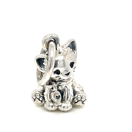 Pandora Sweet Cat Dangle Charm Preowned