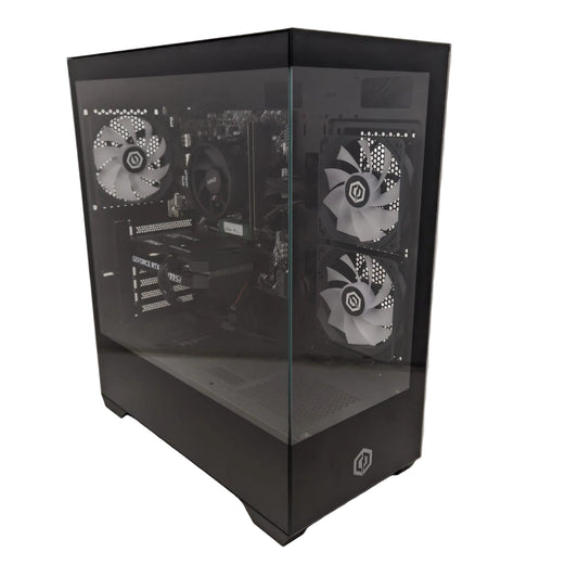 Custom PC AMD Ryzen 5 5500 16GB DDR4 1TB SSD RTX 5060 8GB Windows 11 Grade B Preowned Collection Only