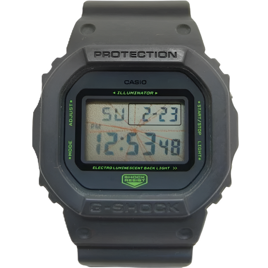 Casio G-Shock DW-5600MNT-1 Digital Watch 200M Chronograph Grade B Preowned