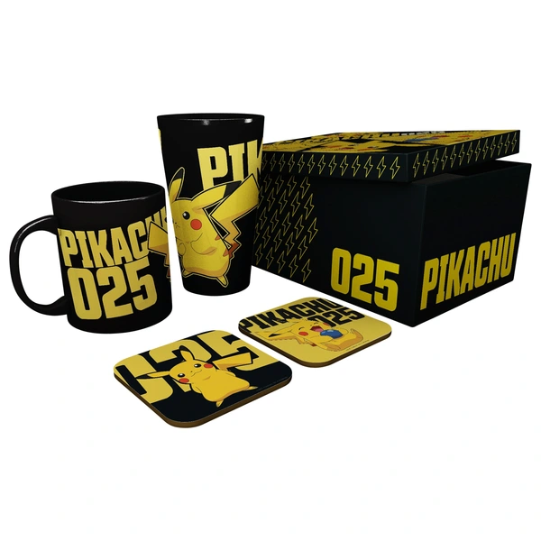 Pokemon - Pikachu 25 Glow In The Dark Gift Set Preowned