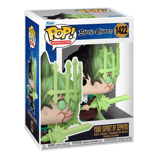 Funko Pop! - Black Clover [1422] Yuno (Spirit of Zephyr) Preowned