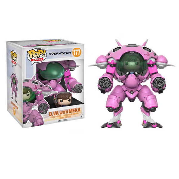 Funko Pop - Overwatch [177] D.VA With Meka (3+) Preowned