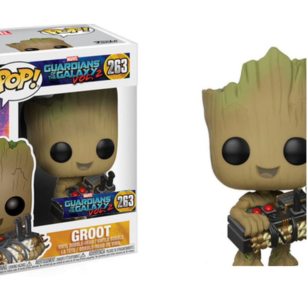 Funko Pop! - Guardians Of The Galaxy [263] Groot (3+) Preowned
