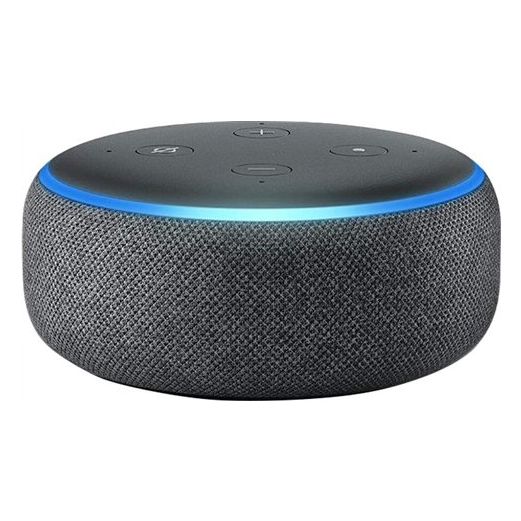 Amazon Echo Dot 3rd Gen C78MP8 Charcoal Fabric Grade B Preowned