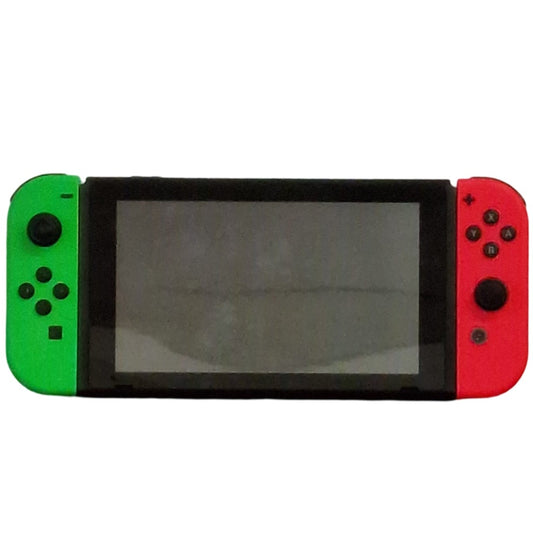 Nintendo Switch (Gen 1) 32GB Console Green/Pink Console Only Unboxed Preowned