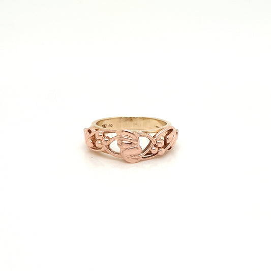 375 9ct Clogau Gold Ring Approx 5.3g Preowned