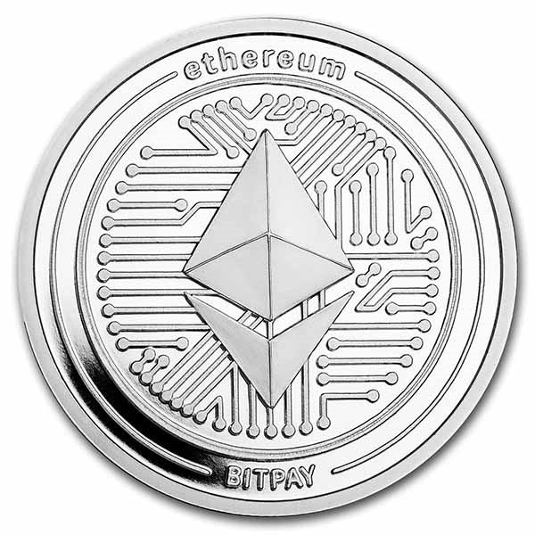 Ethereum - 1oz Pure Silver Bullion Coin