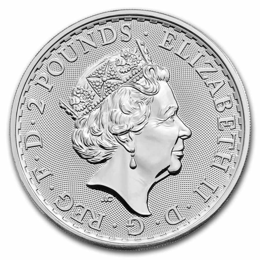 2022 Silver Britannia - Elizabeth II 5th Portrait 1oz Fine Silver .999