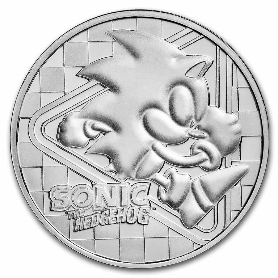 2022 Niue Sonic the Hedgehog 1oz Fine Silver