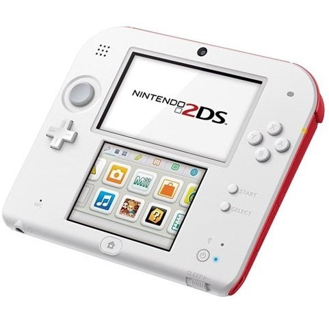 Nintendo 2DS Console Red & White Discounted Preowned