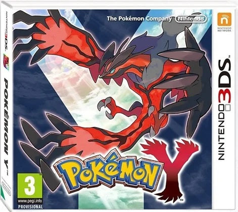 3DS - Pokemon: Y (3) Preowned