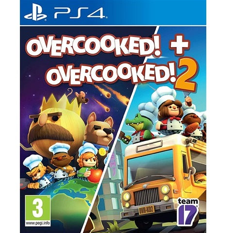 PS4 - Overcooked!/Overcooked! 2 (3) Preowned