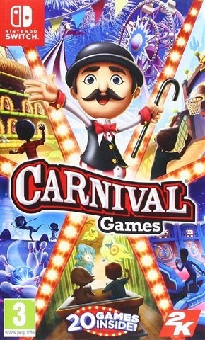 Switch - Carnival Games (3) Preowned