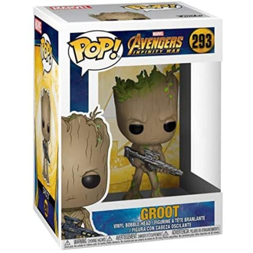 Funko Pop! - Marvel Avengers Infinity War [293] Groot (3+) Preowned