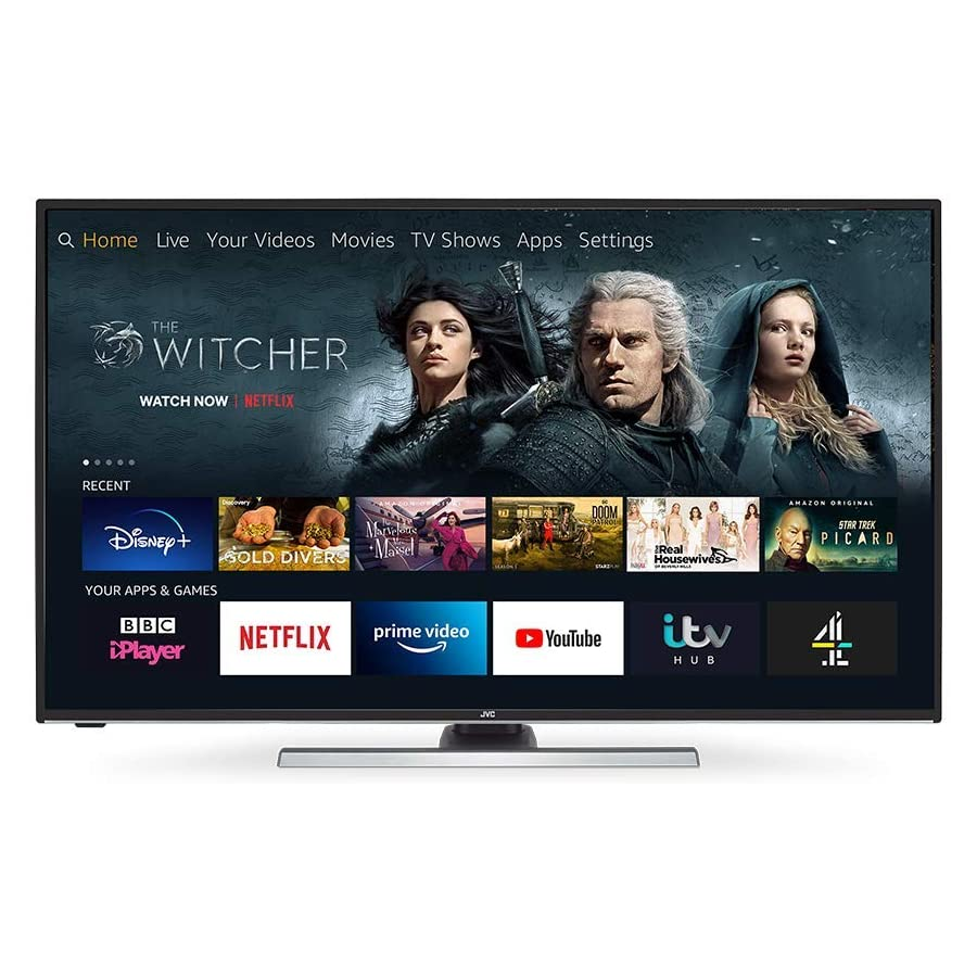 JVC LT-40CF890 Fire TV Edition 40'' Smart 4K Ultra HD HDR LED TV Grade B Collection Only Preowned