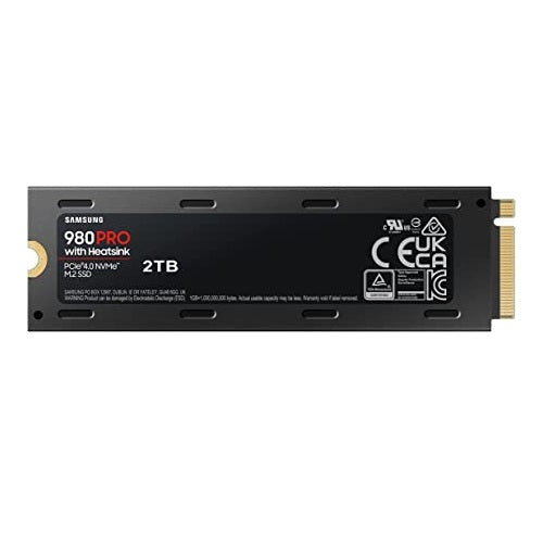 Samsung 980 Pro 2TB MZ-V8P2T0CW (PCIe 4.0) With Heatsink PS5 Compatible Preowned