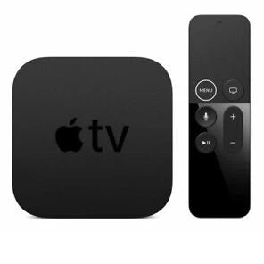 Apple TV Gen A1842 4K 1st Gen 32gb With Siri Remote Black Grade B Preowned