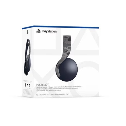 Sony Playstation 5 Pulse 3D Wireless Headset Grey Camo Grade B Preowned