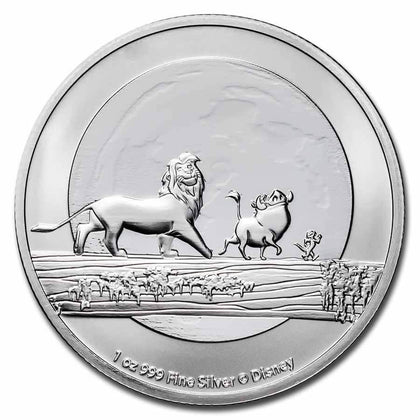 2021 Disney Lion King Hakuna Matata - 1oz Pure Silver Bullion Coin