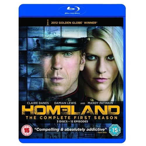 Blu-Ray Boxset - Homeland Season 1 (15) Preowned